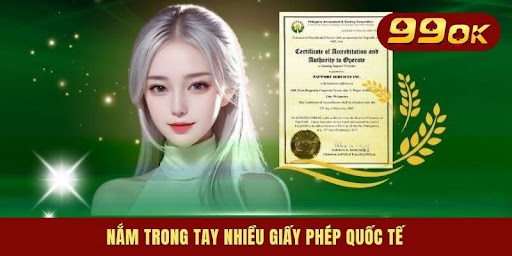 Nắm trong tay nhiều giấy phép quốc tế
