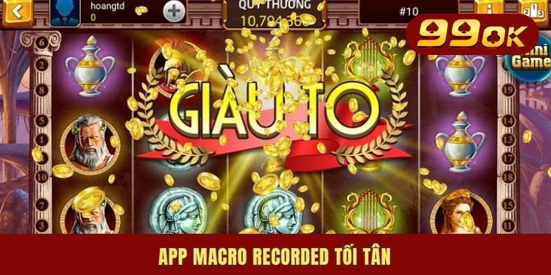 App Macro Recorded tối tân