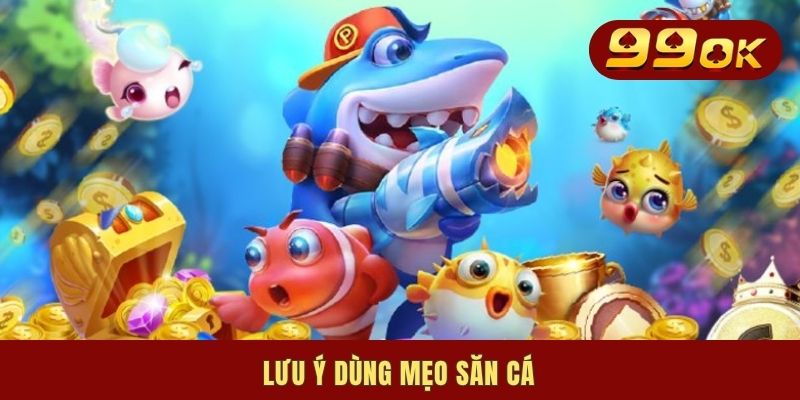 Lưu ý dùng mẹo săn cá