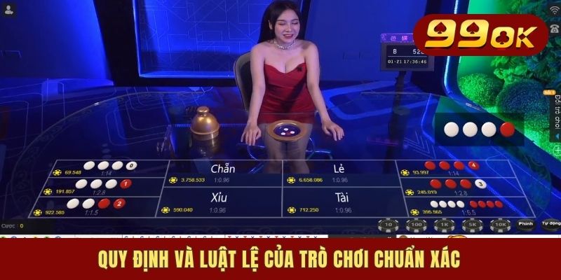 Quy định và luật lệ của trò chơi chuẩn xác